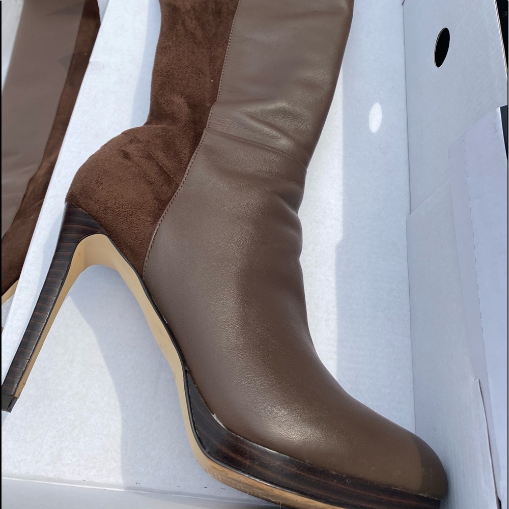Nine West brown Quizme boots